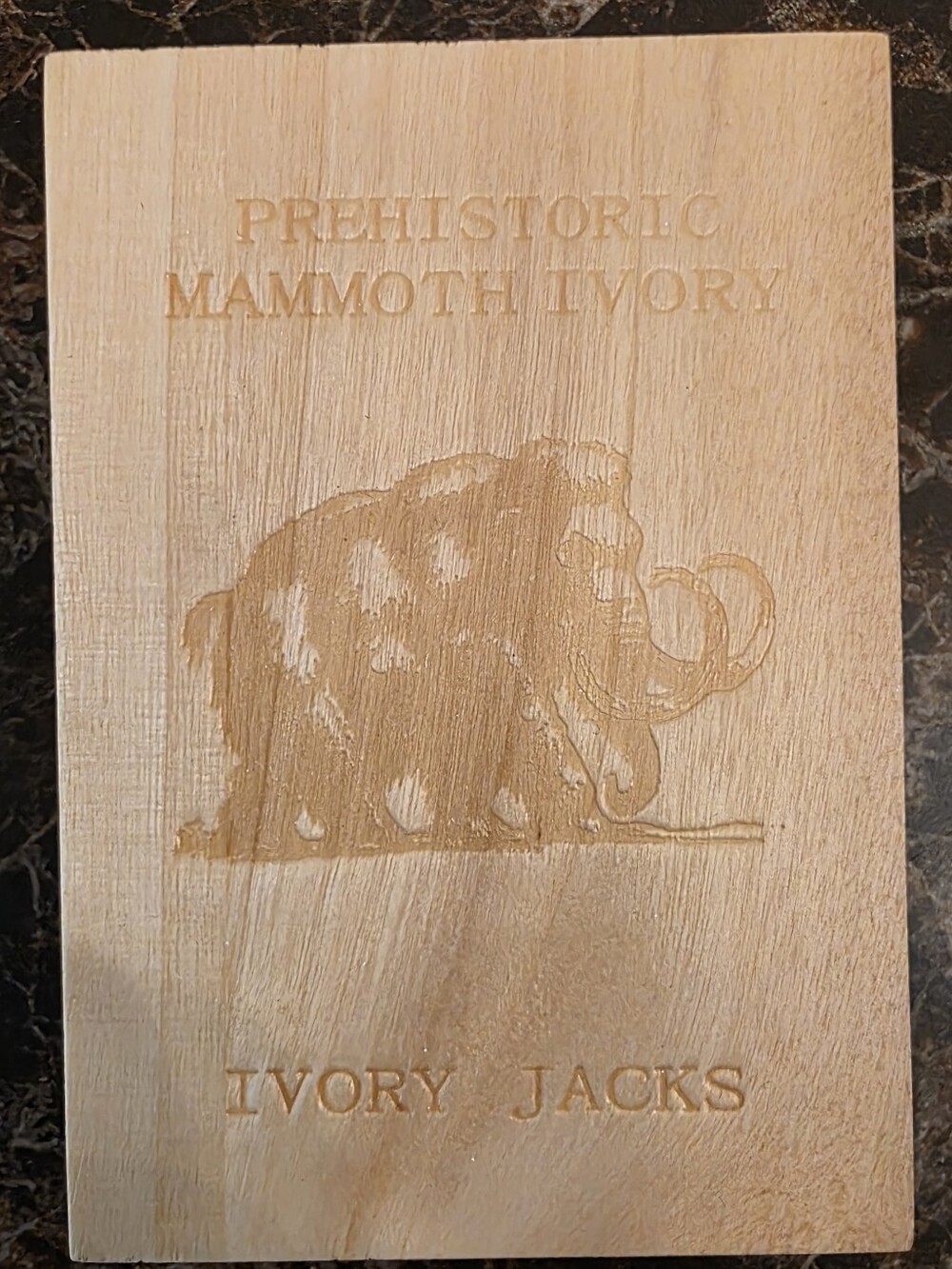 Mammoth Ivory Round Pendant Necklace - Ivory Jacks